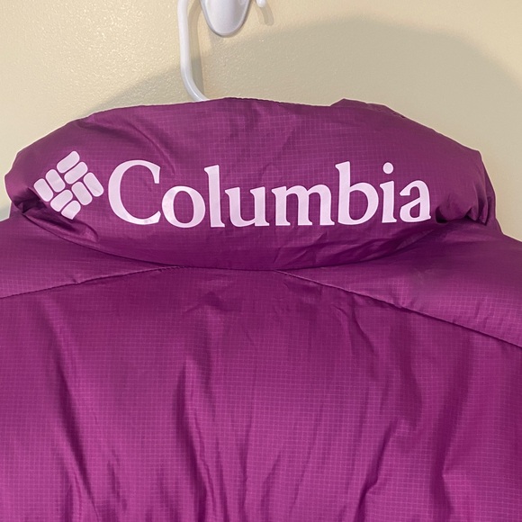 Womens Columbia Purple Puffer Jacket - Picture 12 of 16